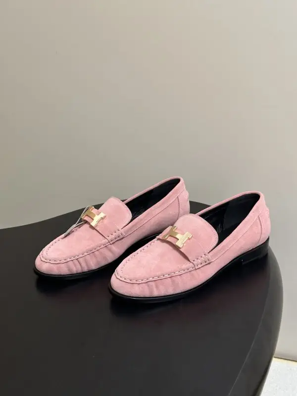 Hermes Лоферы з Nova з плиссировкой — Фото 3