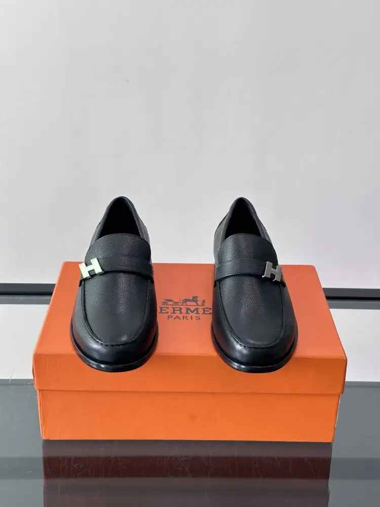 Hermes Лоферы Jardy leather men's — Photo 2