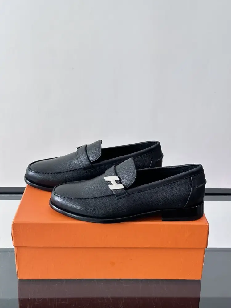 Hermes Лоферы Jardy leather men's — Photo 3