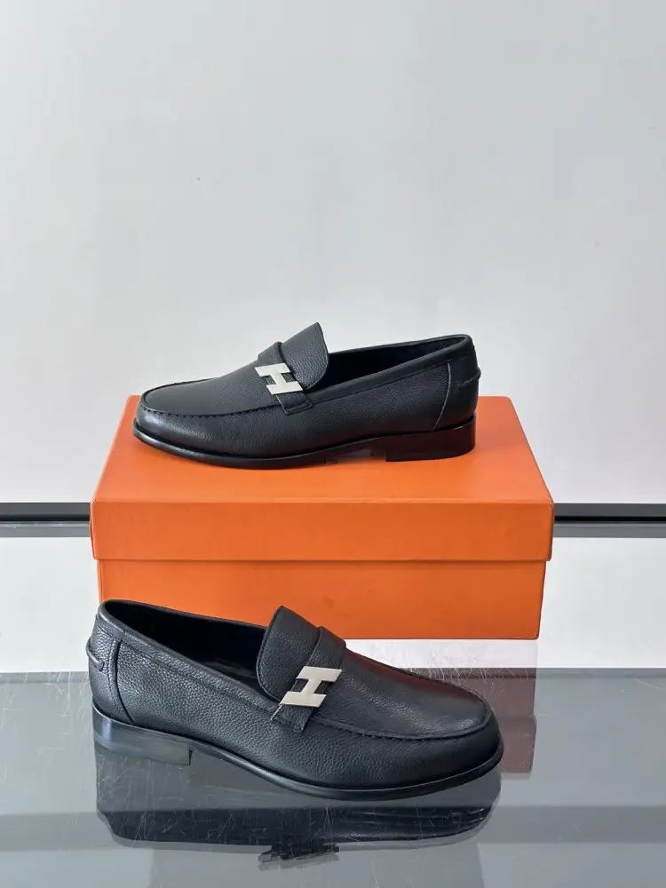 Hermes Лоферы Jardy leather men's — Photo 5