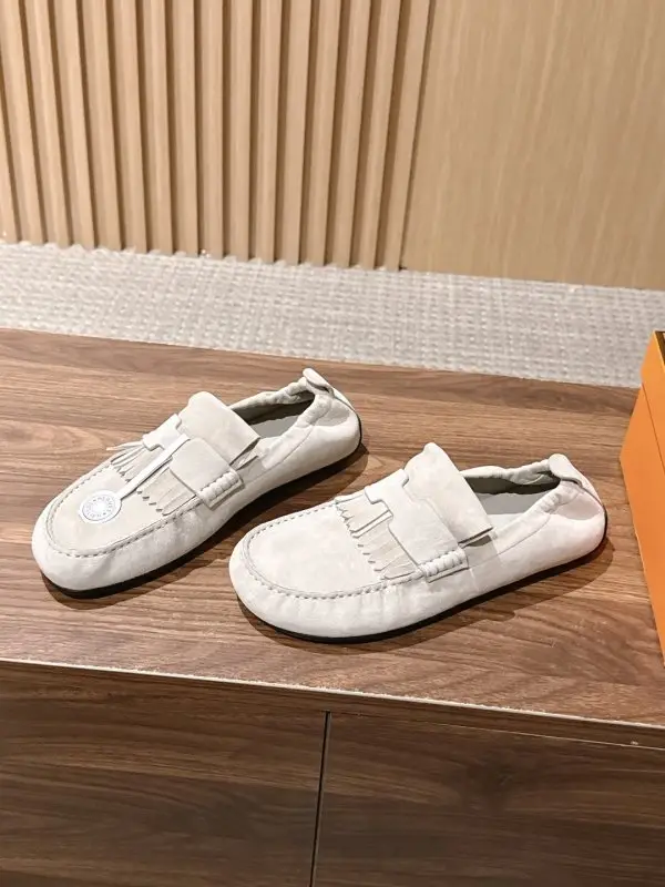 Hermes Лоферы Lazy Moccasin suede women's — Photo 2