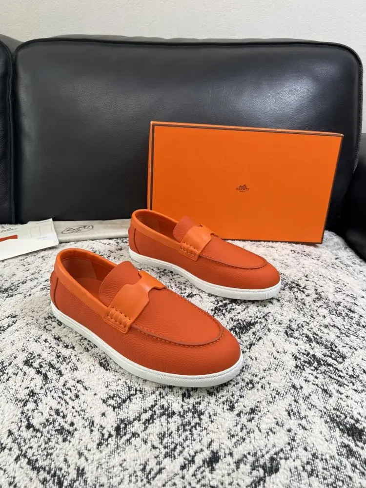 Hermes — Лоферы шкіряні чоловічі