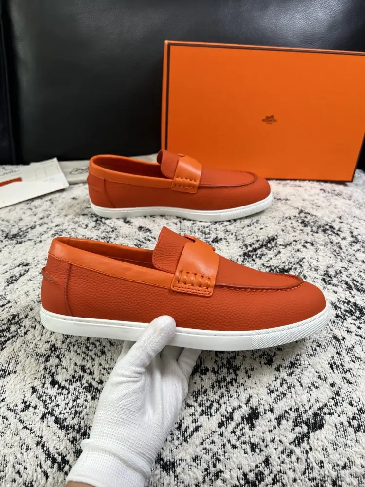 Hermes Лоферы leather men's — Photo 4