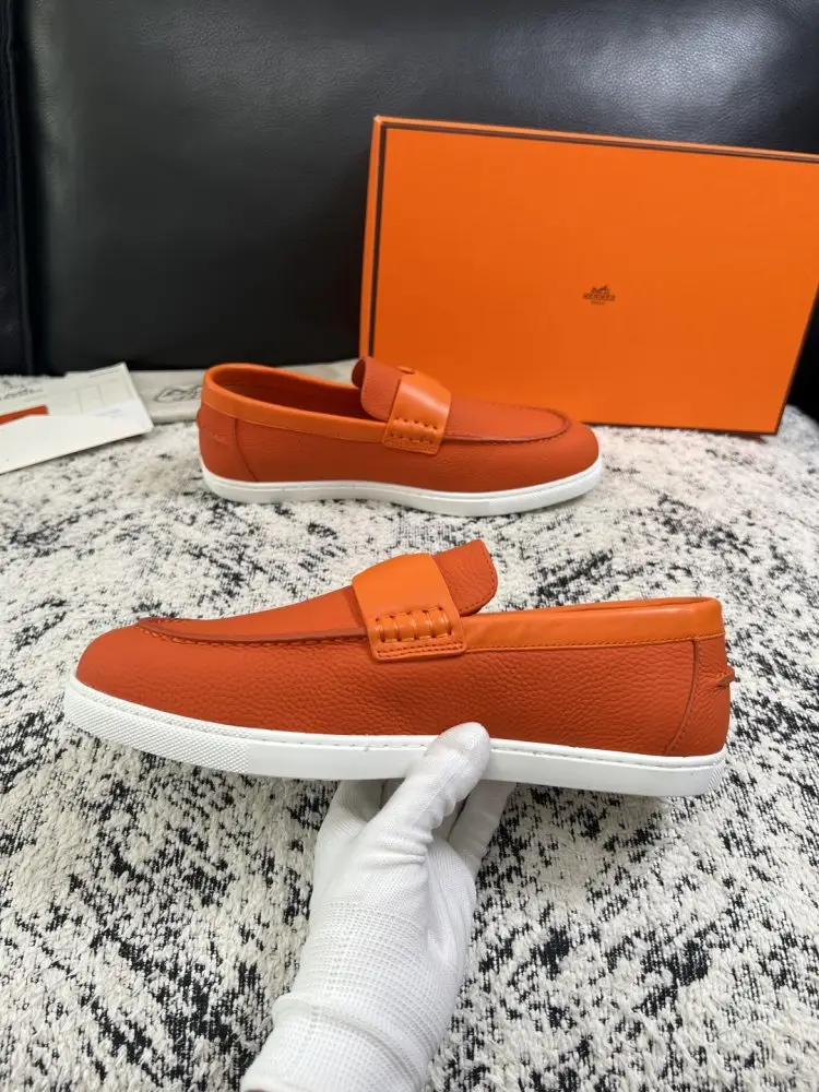 Hermes Лоферы leather men's — Photo 5