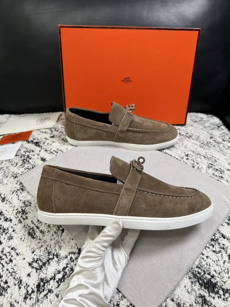 Hermes Лоферы мужские — Фото 4