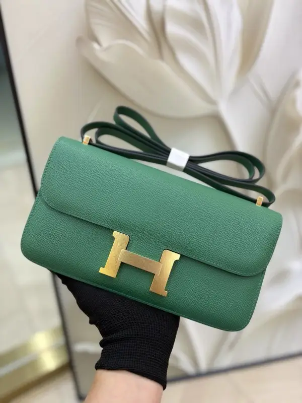 Hermes — Розкішна сумка Hermès Constance Elan 24 см в шкірі Epsom