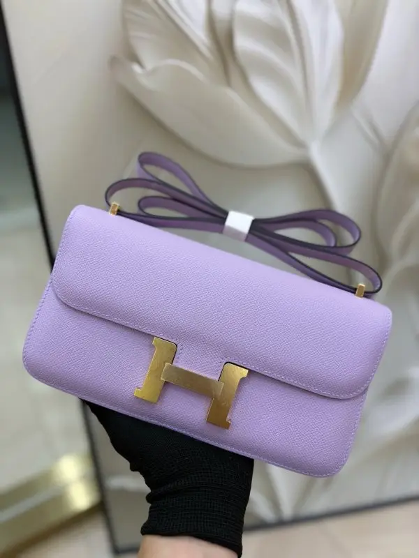 Hermes — Роскошная сумка Hermès Constance Elan 24 см в коже Epsom