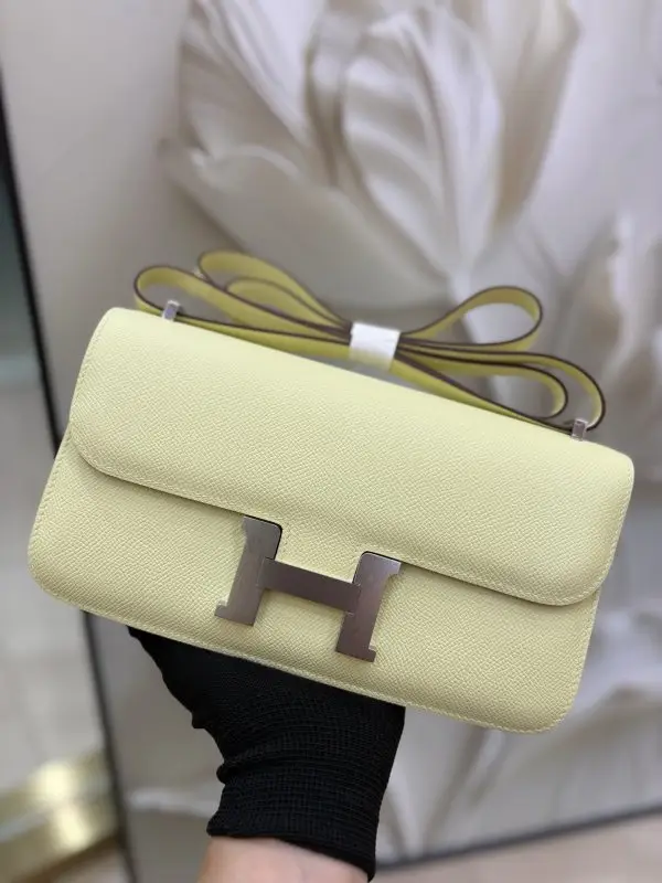 Hermes — Роскошная сумка Hermès Constance Elan 24 см в коже Epsom