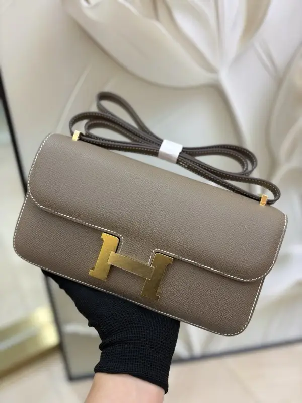 Hermes — Роскошная сумка Hermès Constance Elan 24 см в коже Epsom