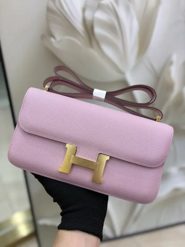 Hermes — Роскошная сумка Hermès Constance Elan 24 см в коже Epsom