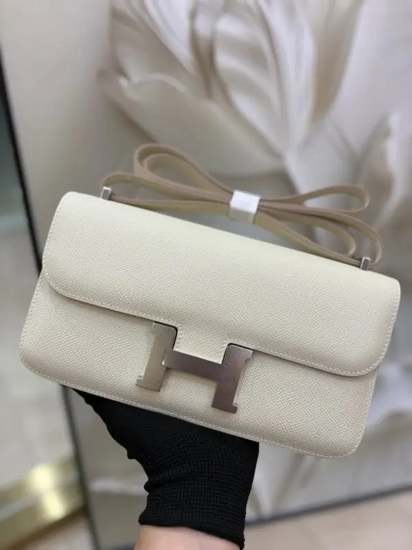 Hermes — Роскошная сумка Hermès Constance Elan 24 см в коже Epsom