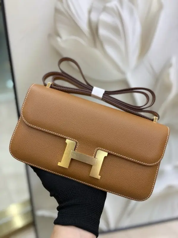 Hermes Luxury a bag Hermès Constance Elan 24 cm at skin Epsom — Photo 2