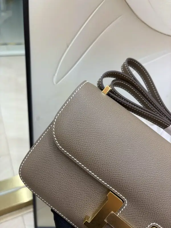 Hermes Роскошная сумка Hermès Constance Elan 24 см в коже Epsom — Фото 2
