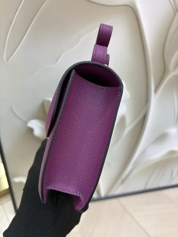 Hermes Роскошная сумка Hermès Constance Elan 24 см в коже Epsom — Фото 3