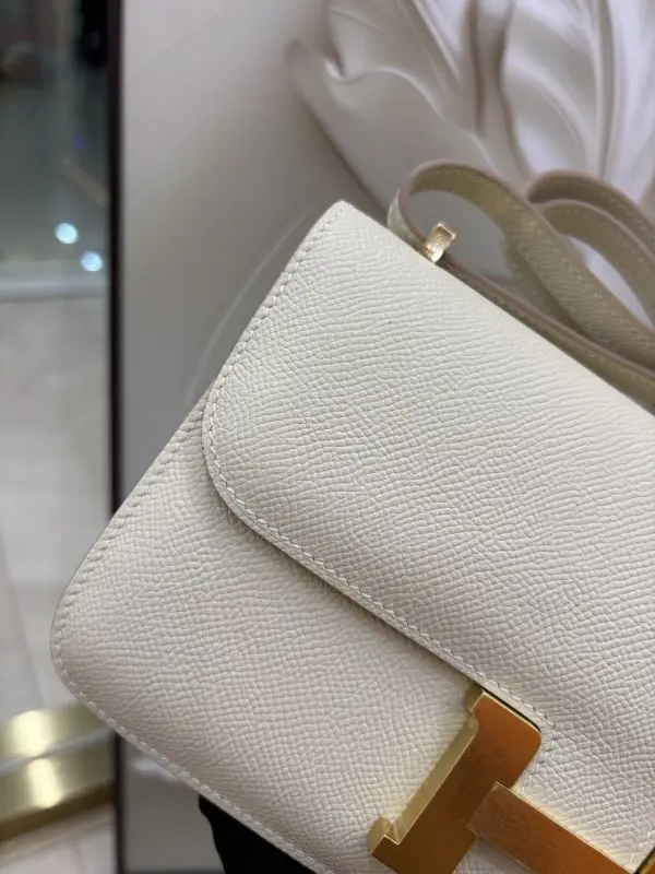 Hermes Роскошная сумка Hermès Constance Elan 24 см в коже Epsom — Фото 3
