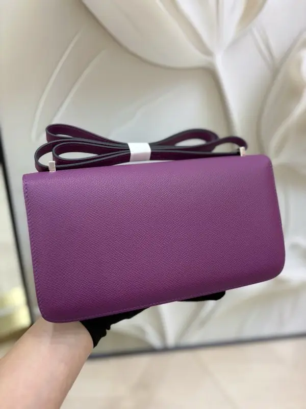 Hermes Роскошная сумка Hermès Constance Elan 24 см в коже Epsom — Фото 5