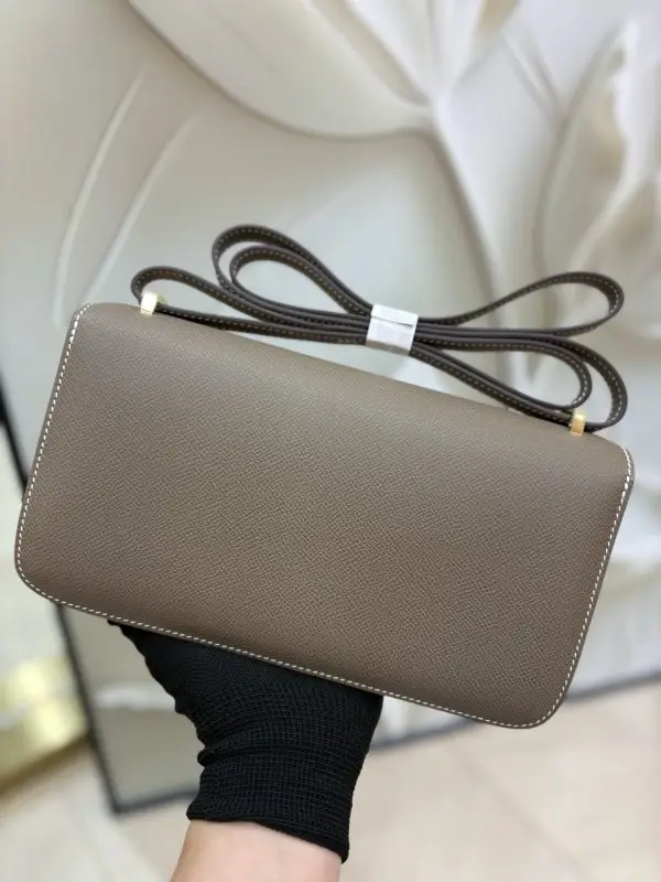 Hermes Роскошная сумка Hermès Constance Elan 24 см в коже Epsom — Фото 5