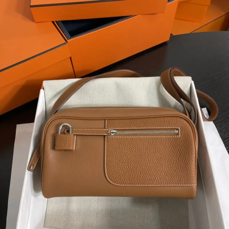 Hermes — Men's a bag Boston Nouveau On Boby 29 cm of skin Evercolor and Clemence