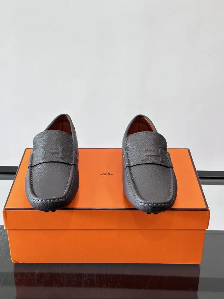 Hermes Мокасины кожаные мужские — Фото 2