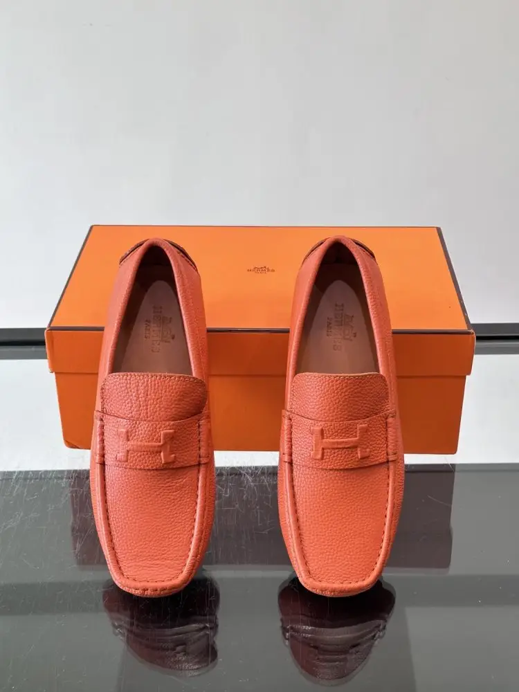 Hermes Мокасини шкіряні чоловічі — Фото 4
