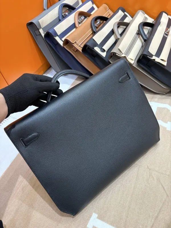Hermes Портфель Kelly мужской 36 см в коже Togo — Фото 5