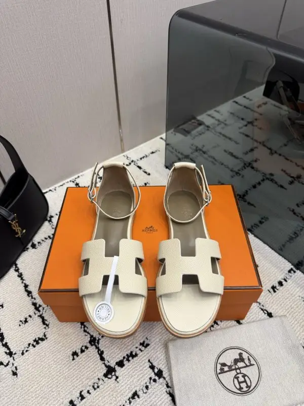 Hermes — Sandals Santorini at skin Epsom