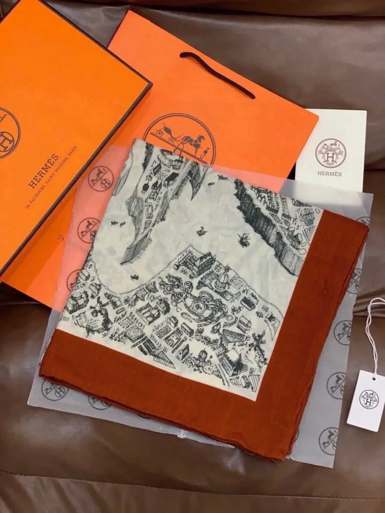 Hermes — Шарф з кашеміру