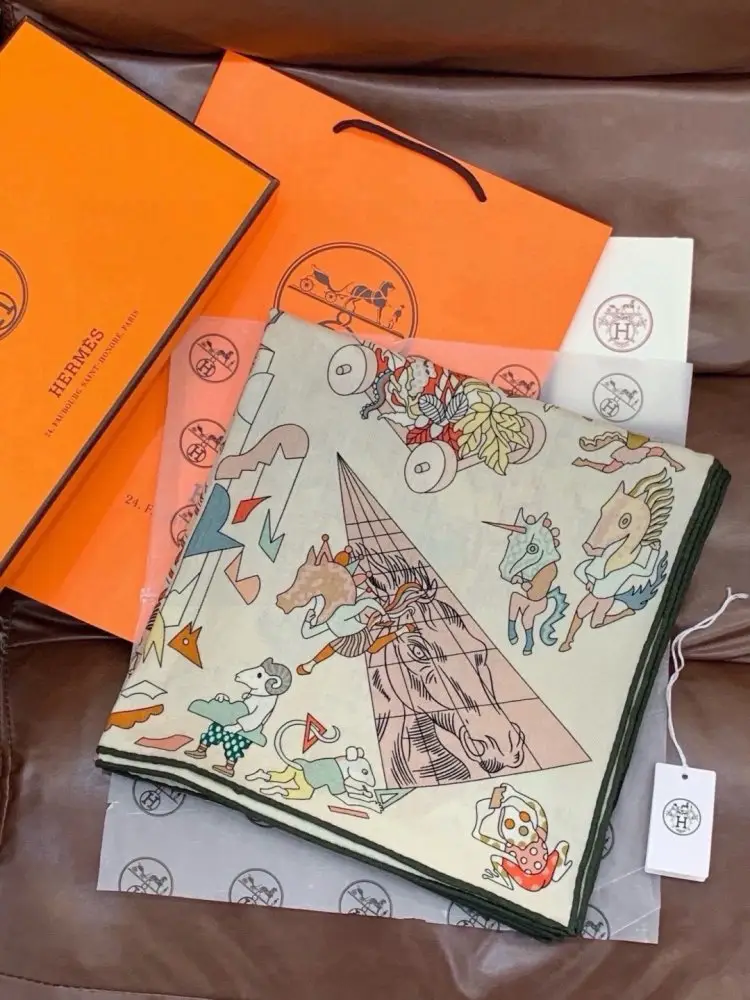 Hermes — Шарф з кашеміру