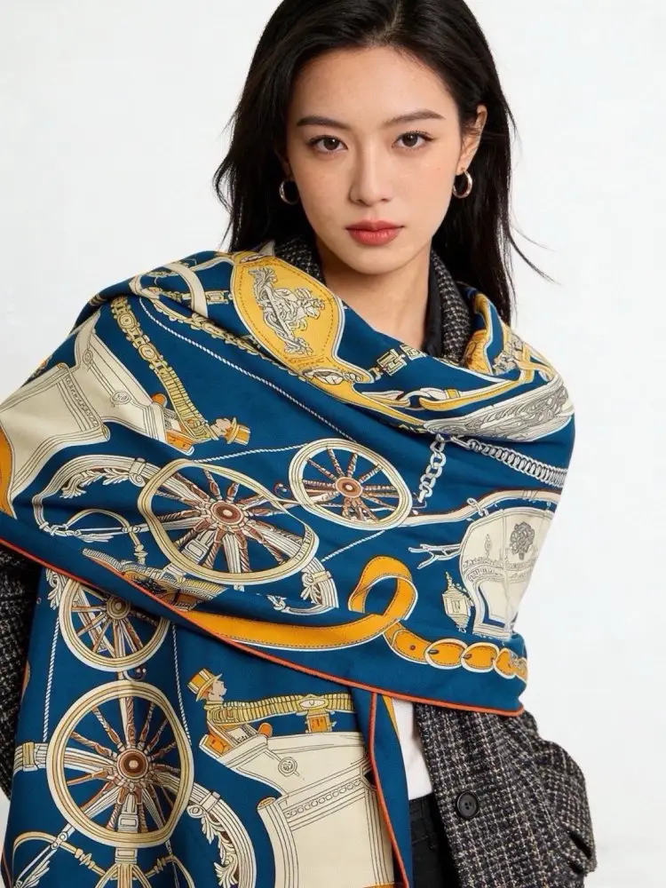 Hermes Scarf of cashmere — Photo 2