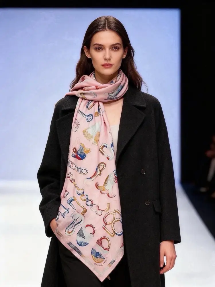 Hermes Scarf of cashmere — Photo 2