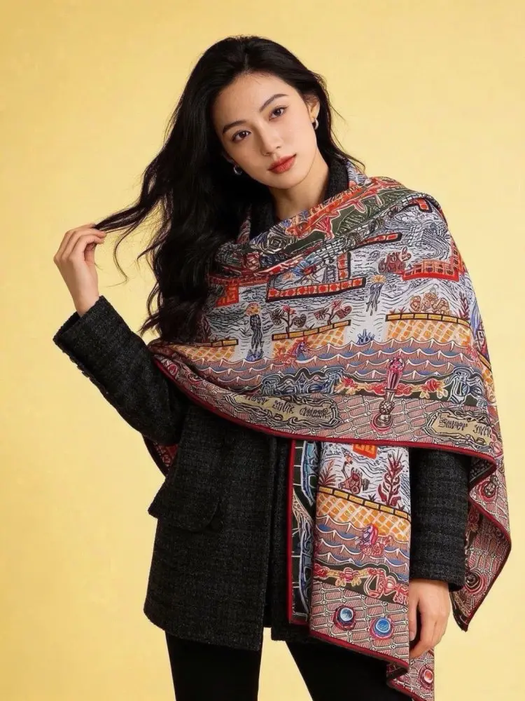 Hermes Scarf of cashmere — Photo 2