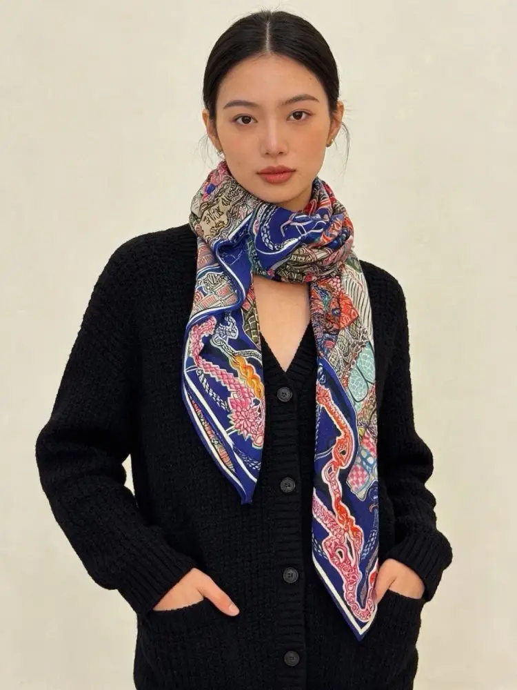 Hermes Scarf of cashmere — Photo 2