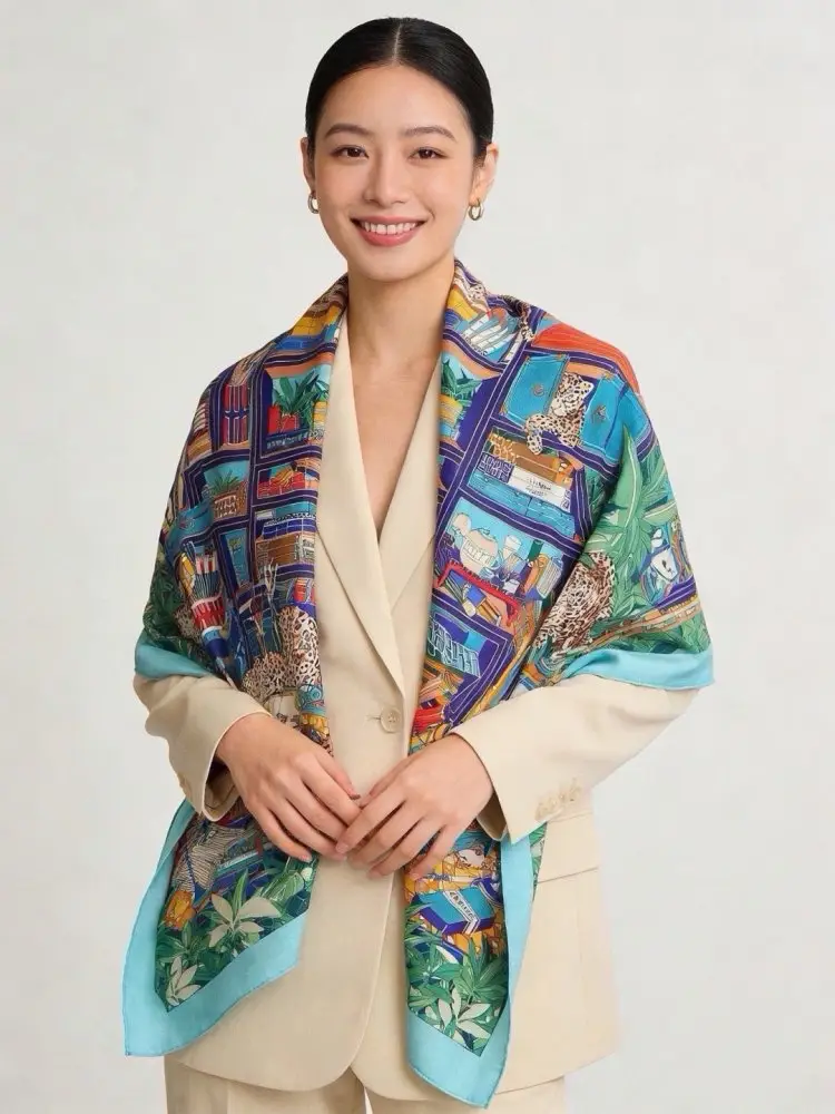 Hermes Scarf of cashmere — Photo 2