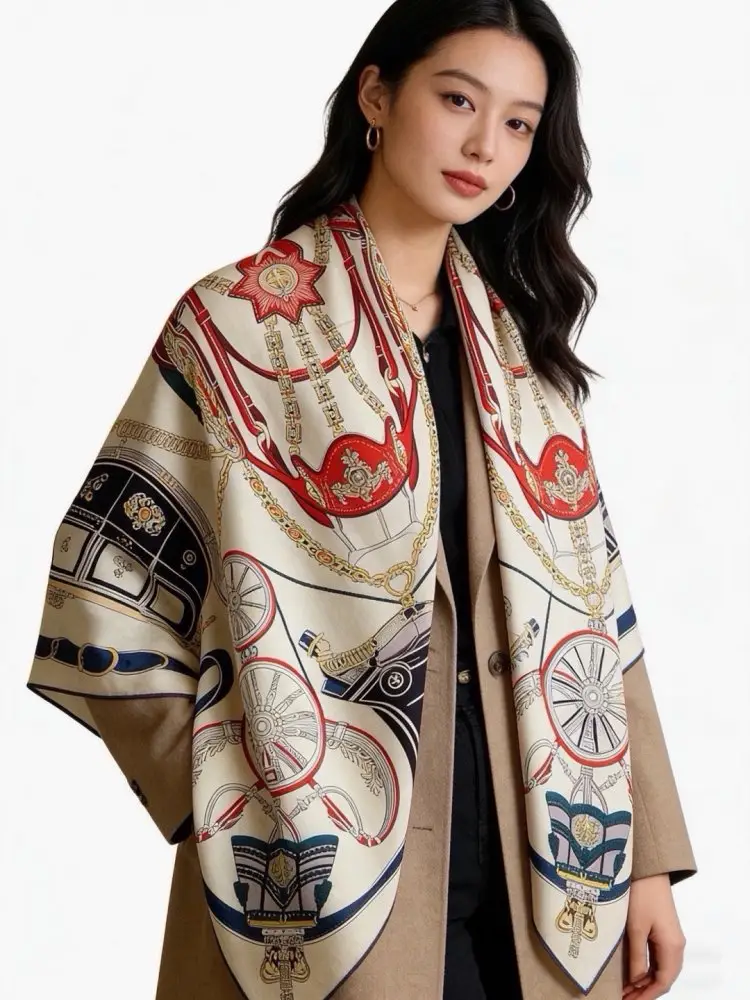 Hermes Scarf of cashmere — Photo 2