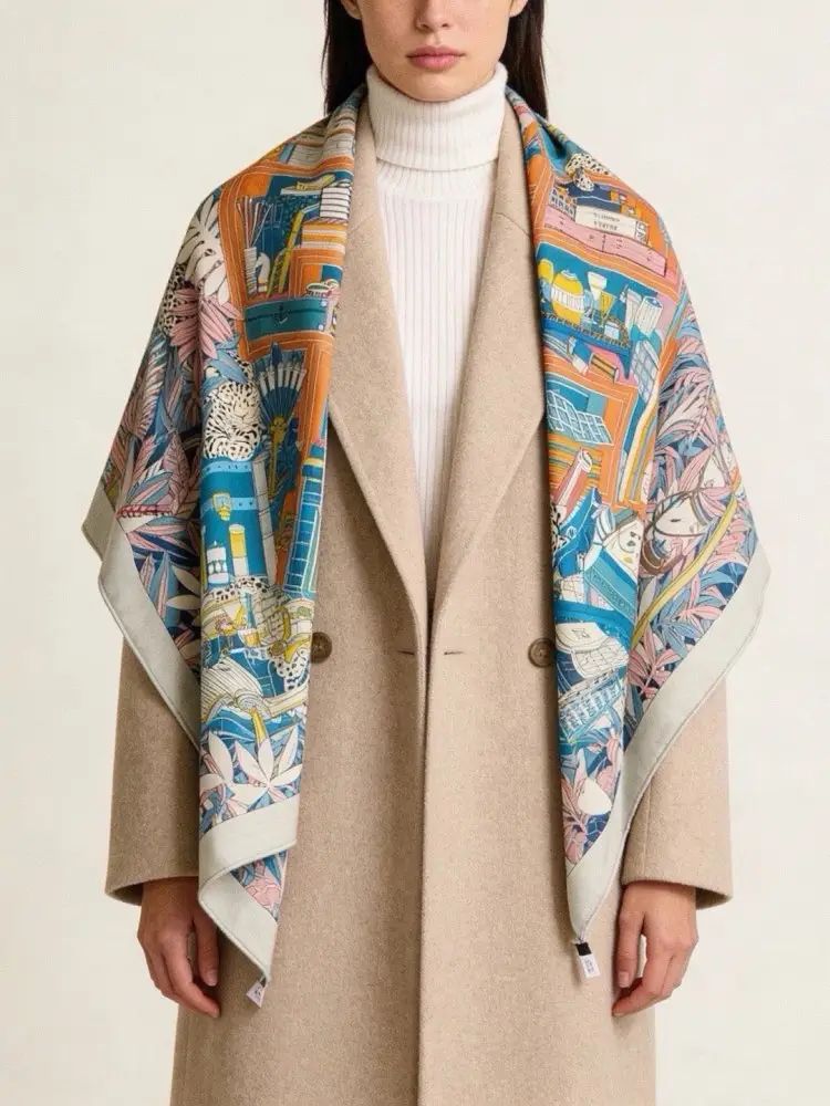 Hermes Scarf of cashmere — Photo 2