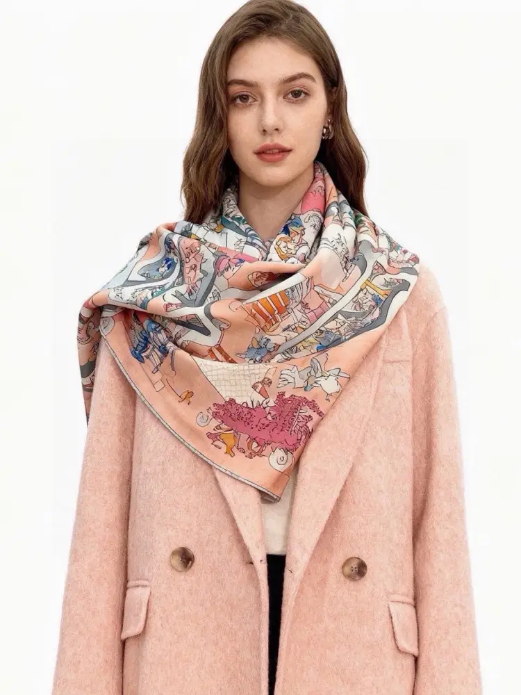 Hermes Scarf of cashmere — Photo 2