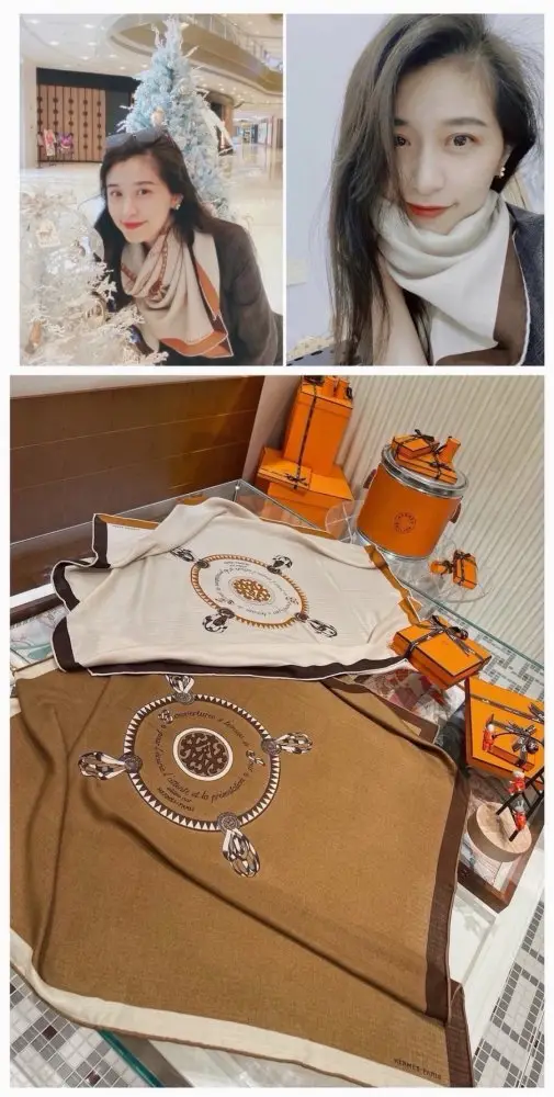 Hermes Scarf of cashmere — Photo 2
