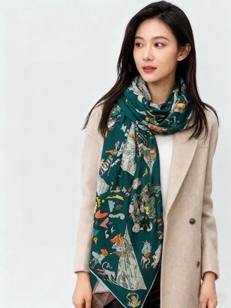 Hermes Scarf of cashmere — Photo 2
