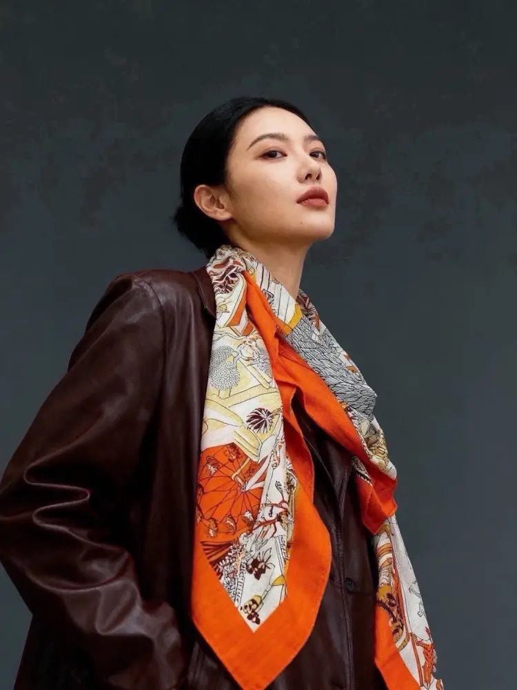 Hermes Scarf of cashmere — Photo 2