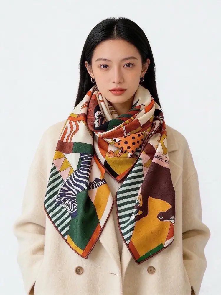 Hermes Scarf of cashmere — Photo 2