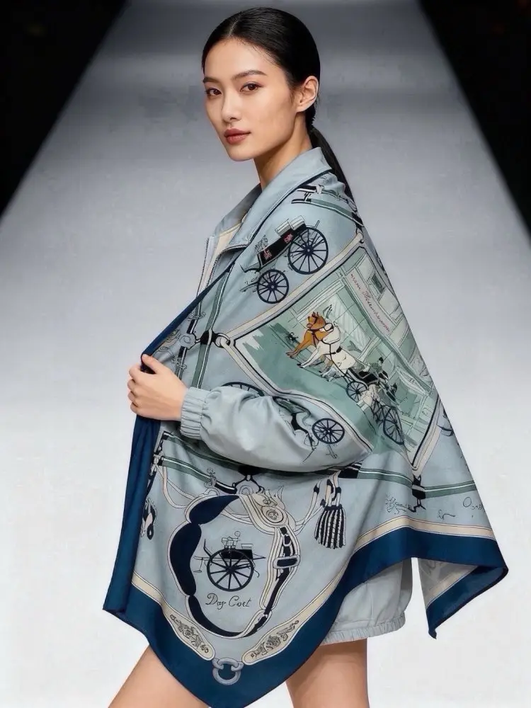 Hermes Scarf of cashmere — Photo 2
