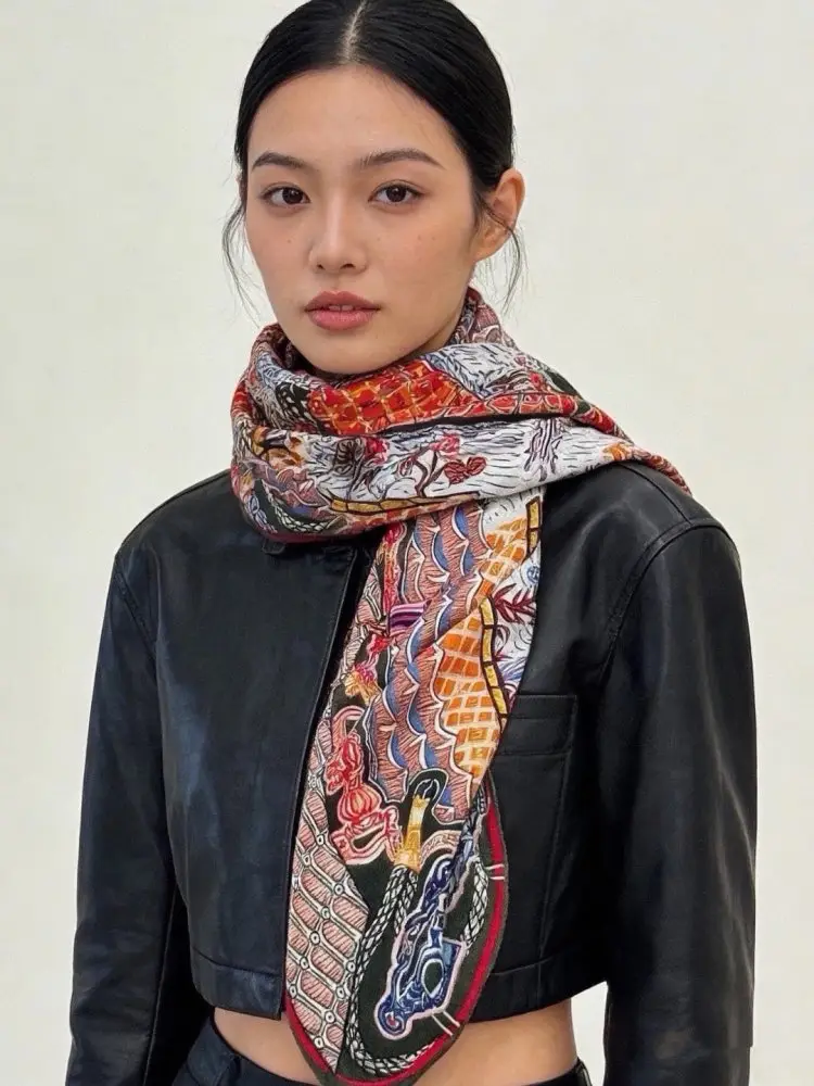 Hermes Scarf of cashmere — Photo 3