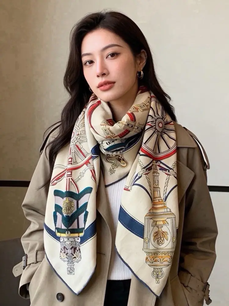 Hermes Scarf of cashmere — Photo 3