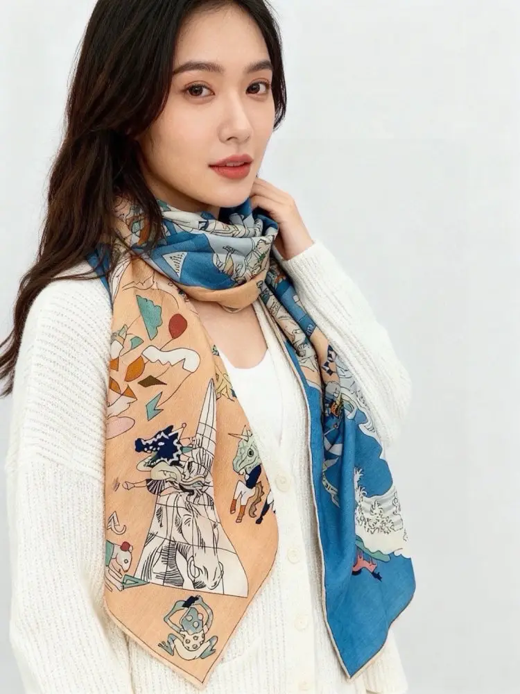 Hermes Scarf of cashmere — Photo 3