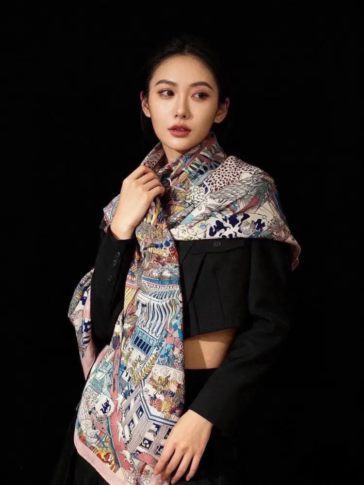 Hermes Scarf of cashmere — Photo 3