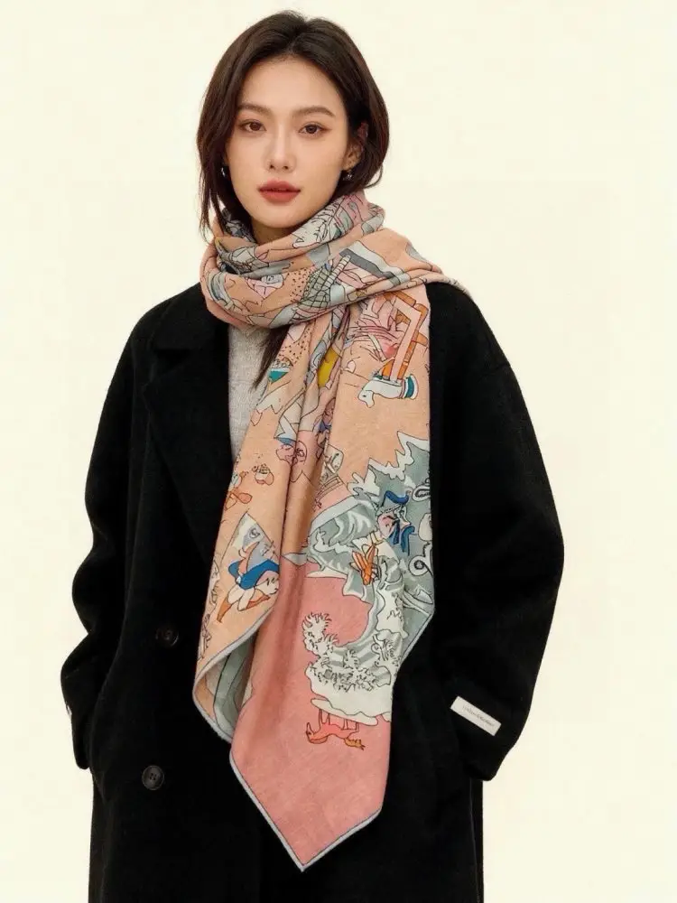 Hermes Scarf of cashmere — Photo 3