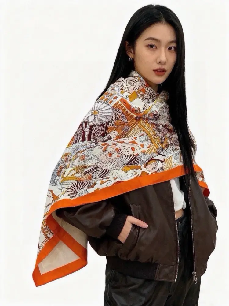 Hermes Scarf of cashmere — Photo 3