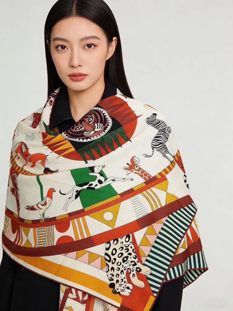 Hermes Scarf of cashmere — Photo 3