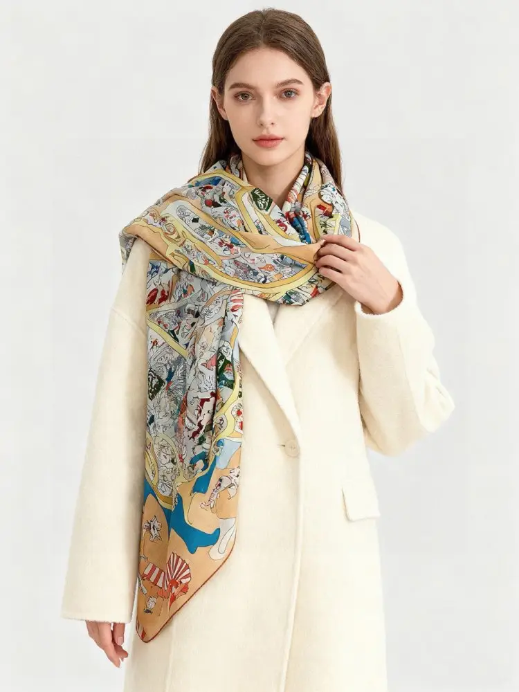 Hermes Scarf of cashmere — Photo 3