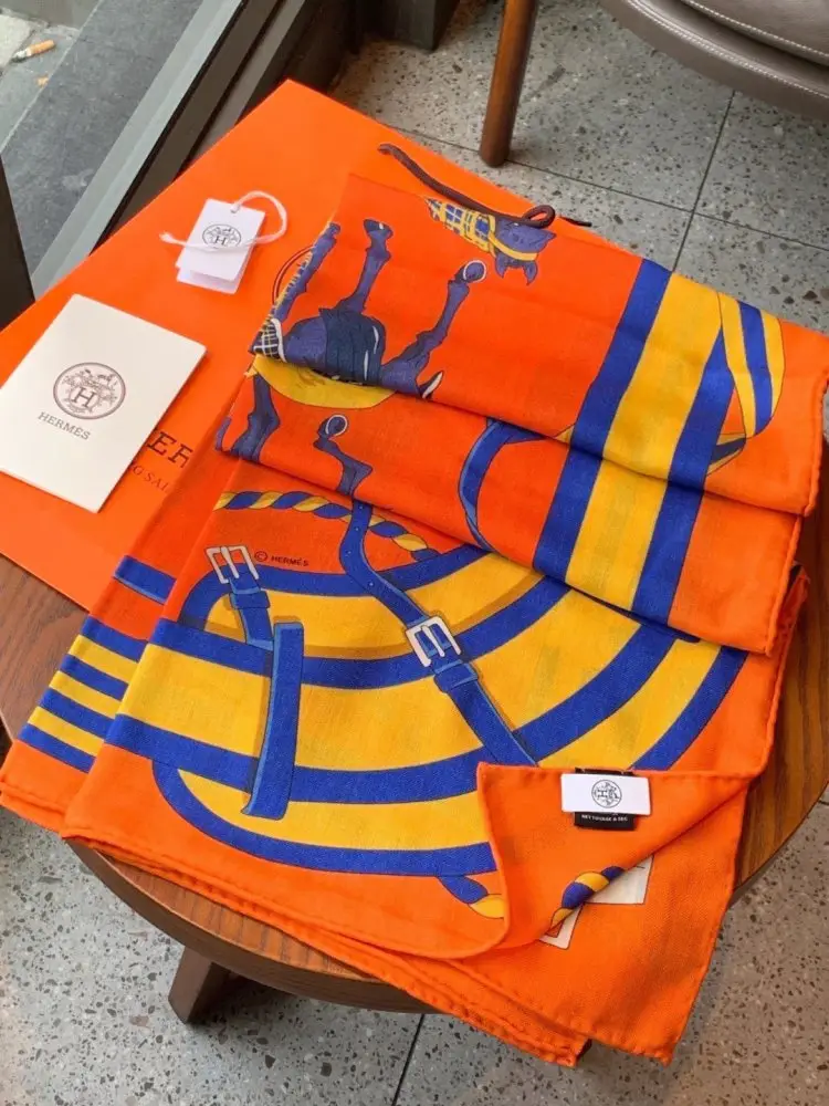 Hermes Шарф из кашемира — Фото 4